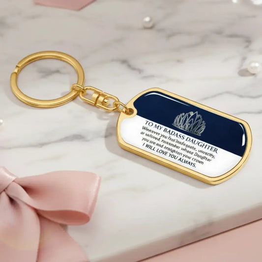 Gift From Mom & Dad – A Keychain That Says “We Love You”