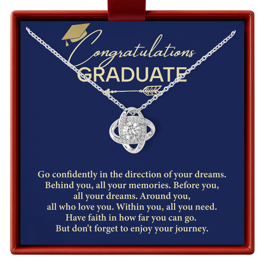 Forever Love Jewelry with Inspirational Message Card for Graduate
