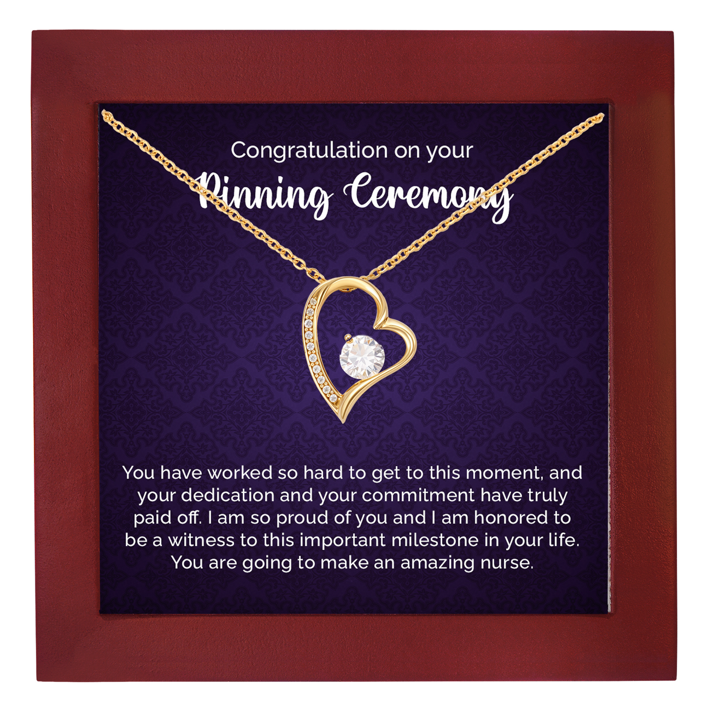 Pinning Ceremony Gift Necklace For New Nurse With Gift Box