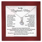To My Boyfriend’s Mom Necklace, Meaningful Gift from Girlfriend