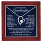 To My Beautiful Granddaughter Necklace - Birthday, Graduation & Christmas Gift