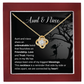 Aunt & Niece share an unbreakable Necklace Gift for Her