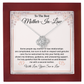 Mother-in-Law Necklace Gift - Birthday, Christmas & Appreciation From Son In Law