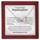 Stepdaughter Necklace Graduation Gift from Stepparent