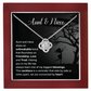 Aunt & Niece share an unbreakable Necklace Gift for Her