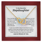 Stepdaughter Necklace Graduation Gift from Stepparent