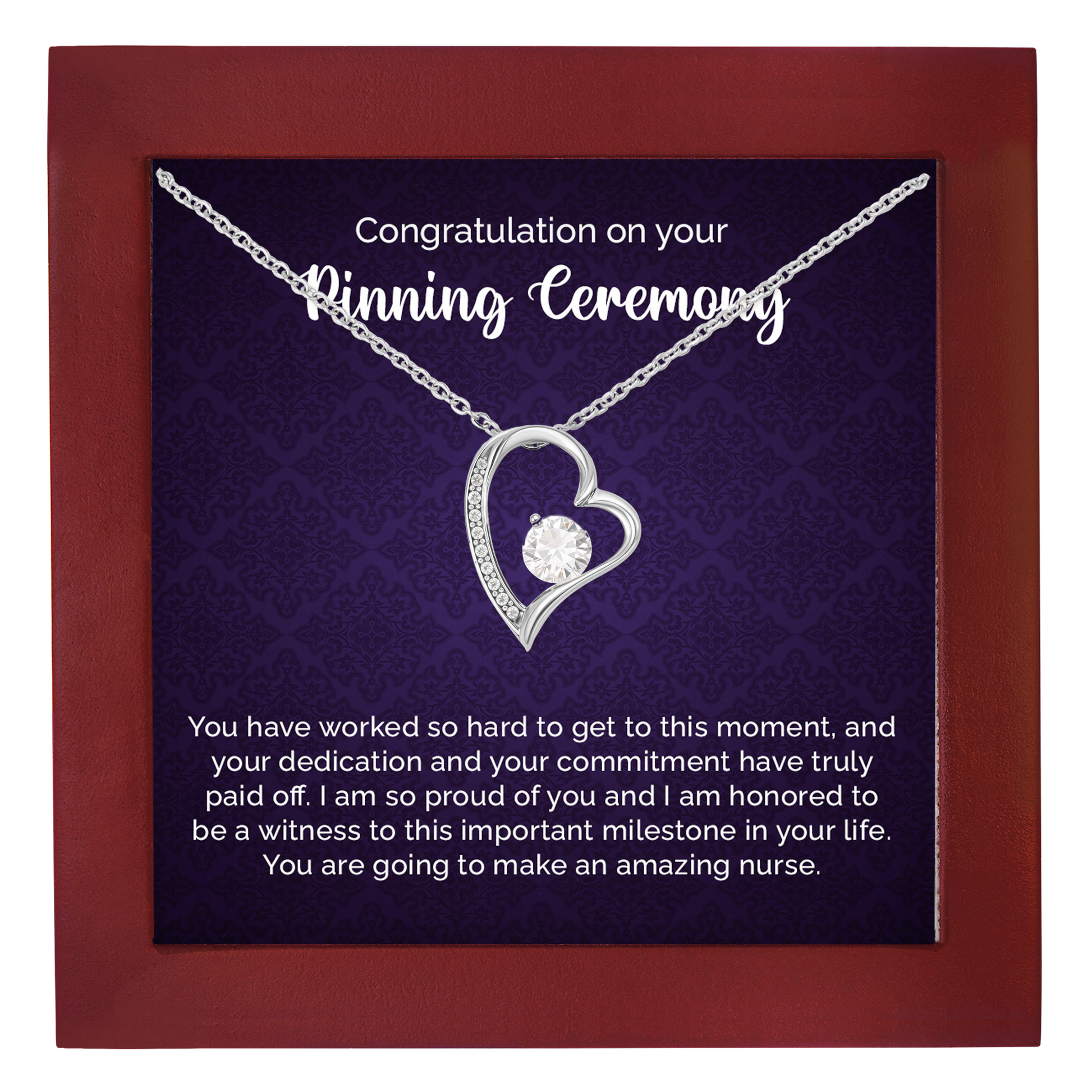 Pinning Ceremony Gift Necklace For New Nurse With Gift Box