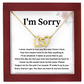 Apology Interlocking Hearts Necklace
