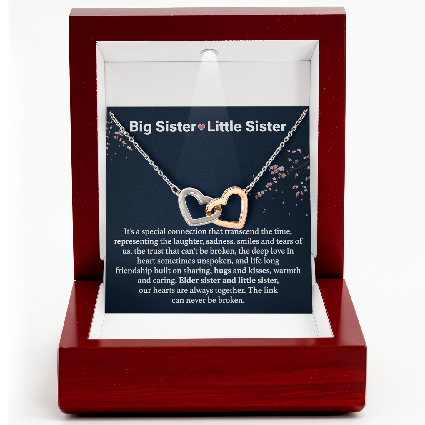 Big Sister Little Sister Necklace Gift Sister Bond Jewelry