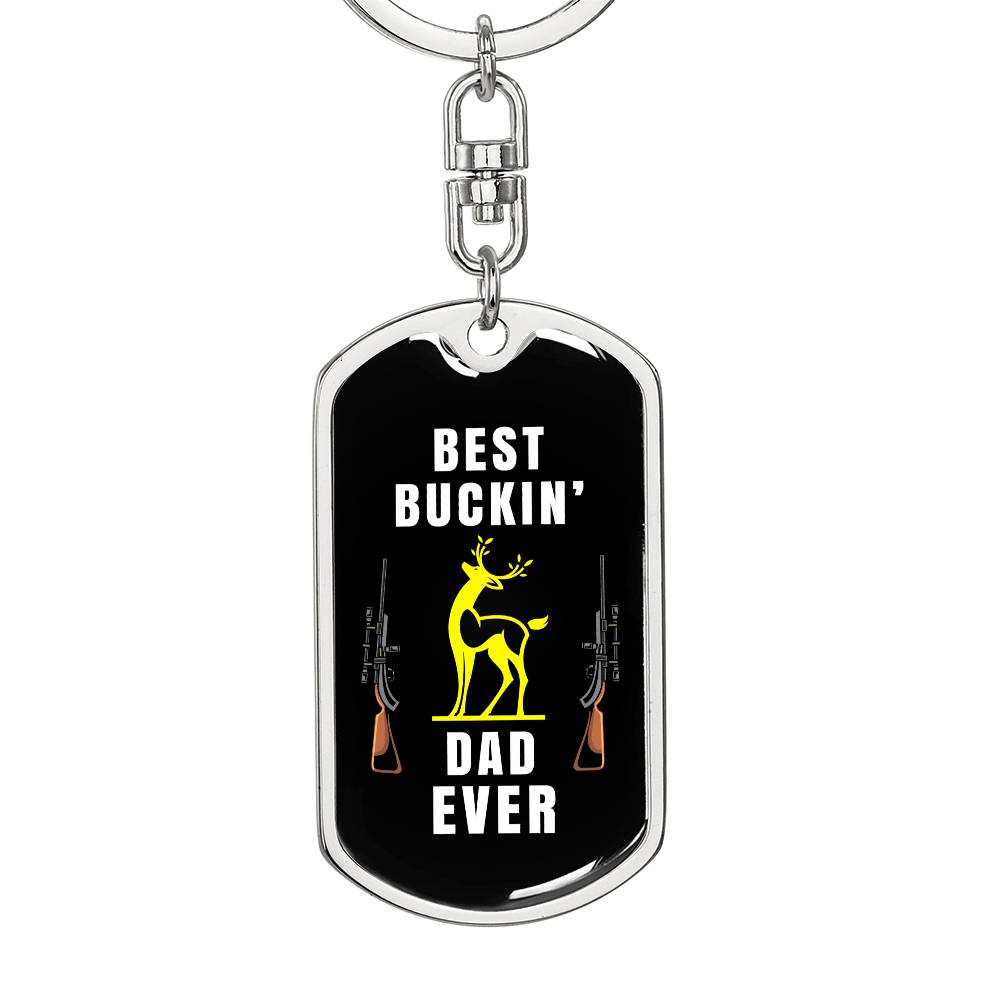 Best Buckin' Dad Ever, keychain