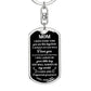 Mom Keychain Gift from Son – Sentimental Dog Tag