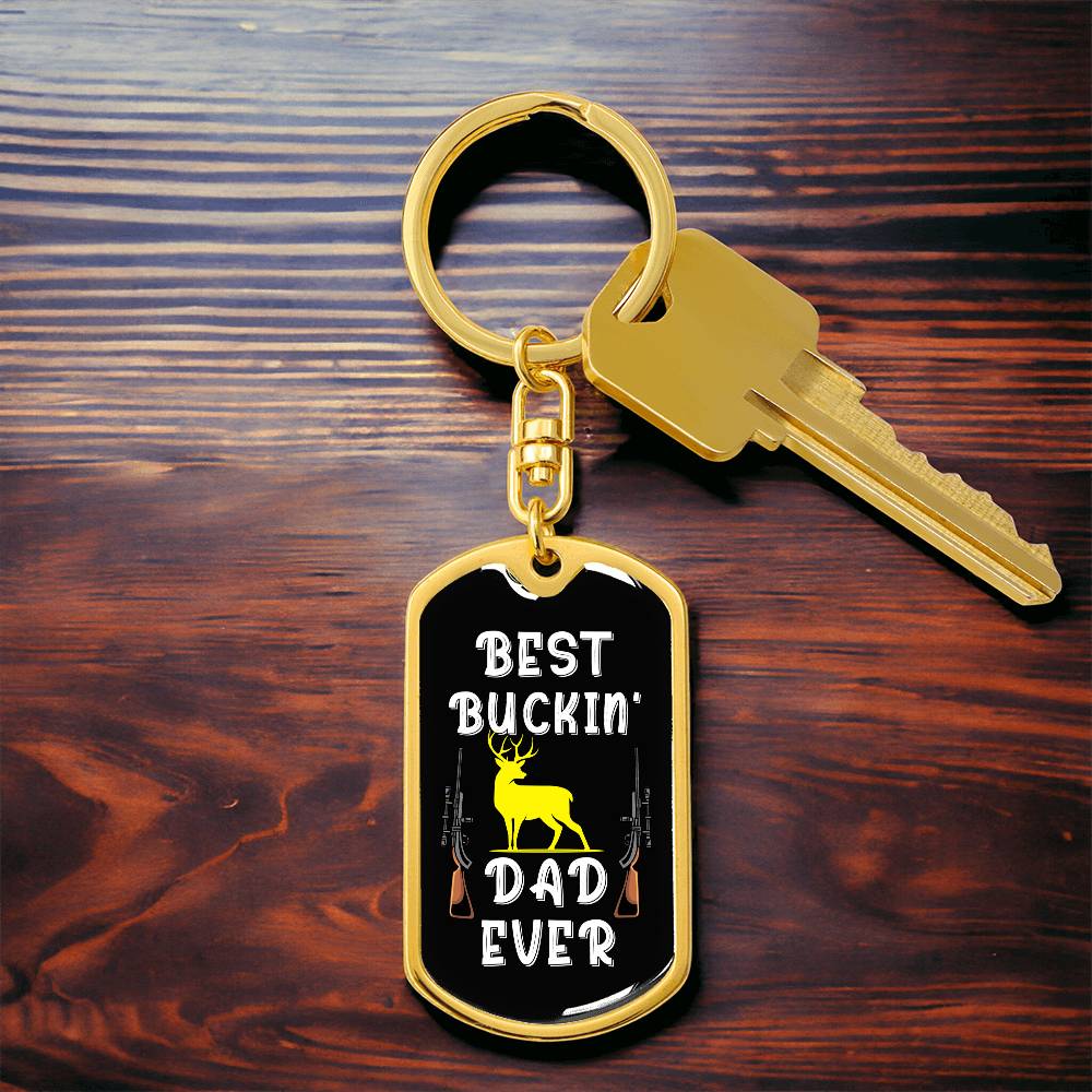 Best Buckin' Dad Ever, keychain 1