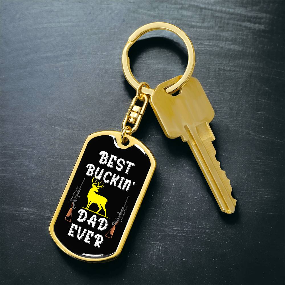 Best Buckin' Dad Ever, keychain 1