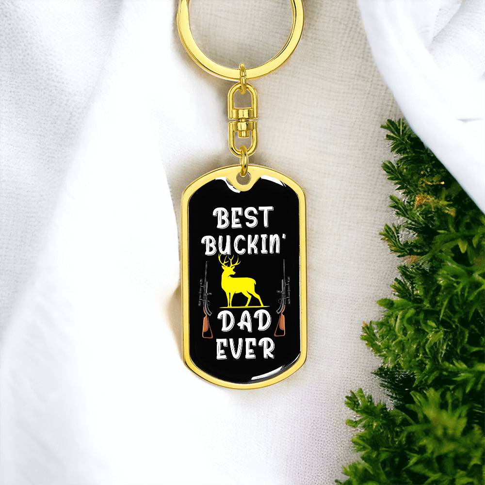 Best Buckin' Dad Ever, keychain 1