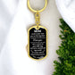 Mom Keychain Gift from Son – Sentimental Dog Tag