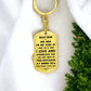 Dear Mom Keychain – I Love and Appreciate You Always