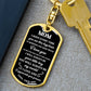 Mom Keychain Gift from Son – Sentimental Dog Tag