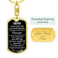 Mom Keychain Gift from Son – Sentimental Dog Tag