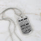 Dog Tag Necklace Gift for Dad From Son Father’s Day Gift