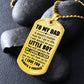 Dog Tag Necklace Gift for Dad From Son Father’s Day Gift