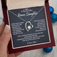 Bonus Daughter Necklace Gift, Sentimental Family Jewelry