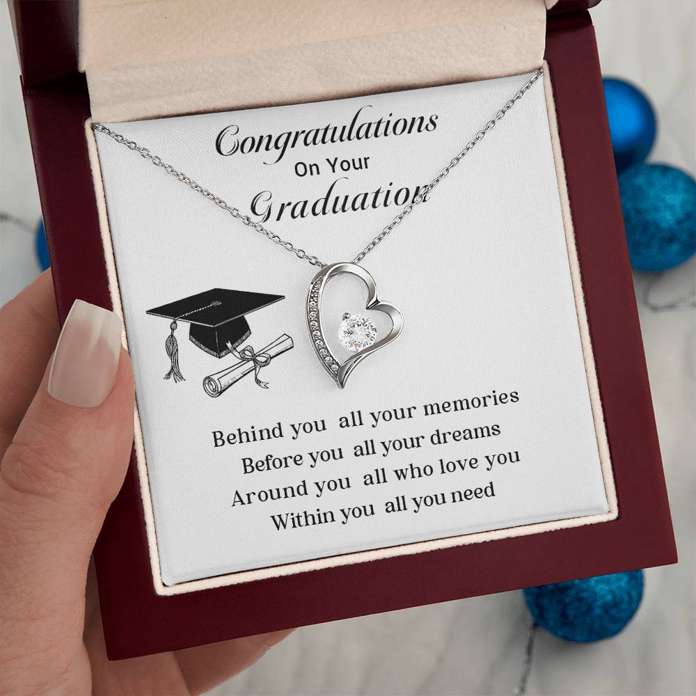 Congratulations On Your Graduation Necklace Graduation Necklace Gift Necklace For Graduate’s Special Day Gift For Graduate’s New Journey Necklace For Graduate’s Memories Gift For Graduate’s Success Emotional Gift For Graduates