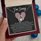 I m sorry