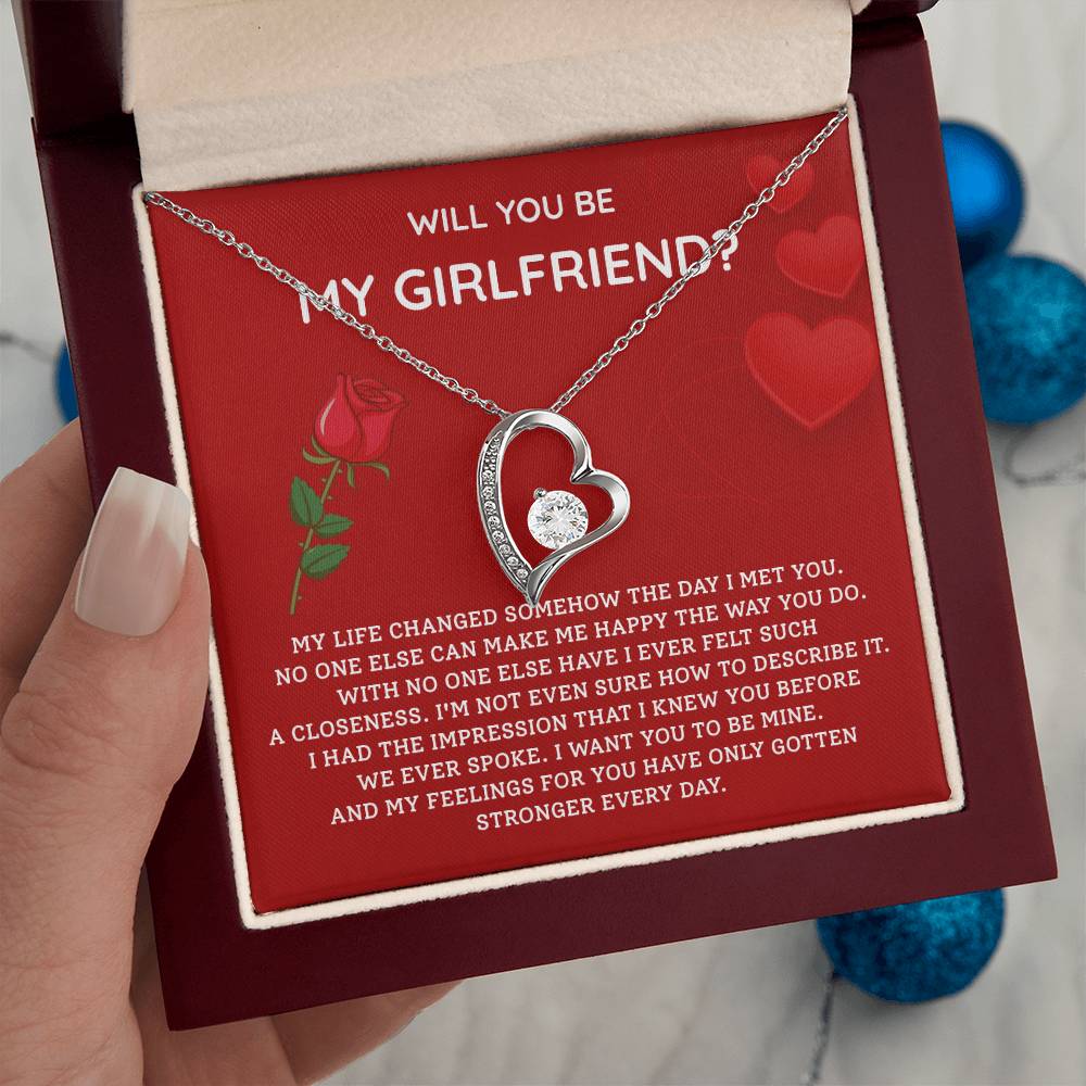 Will You Be My Girlfriend? - Romantic Proposal Gift, Heartfelt Love Message Keepsake, Celebrate New Beginnings Together