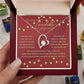 Romantic Necklace Gift for Partner – Message Card & Box