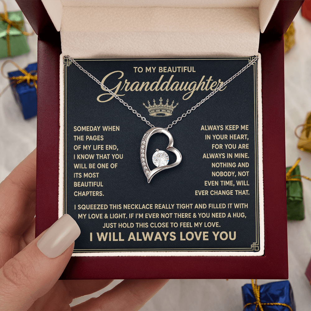 To my beautiful granddaughter