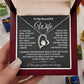 Gift for Wife from Husband Forever Love Heart Necklace with Message Card