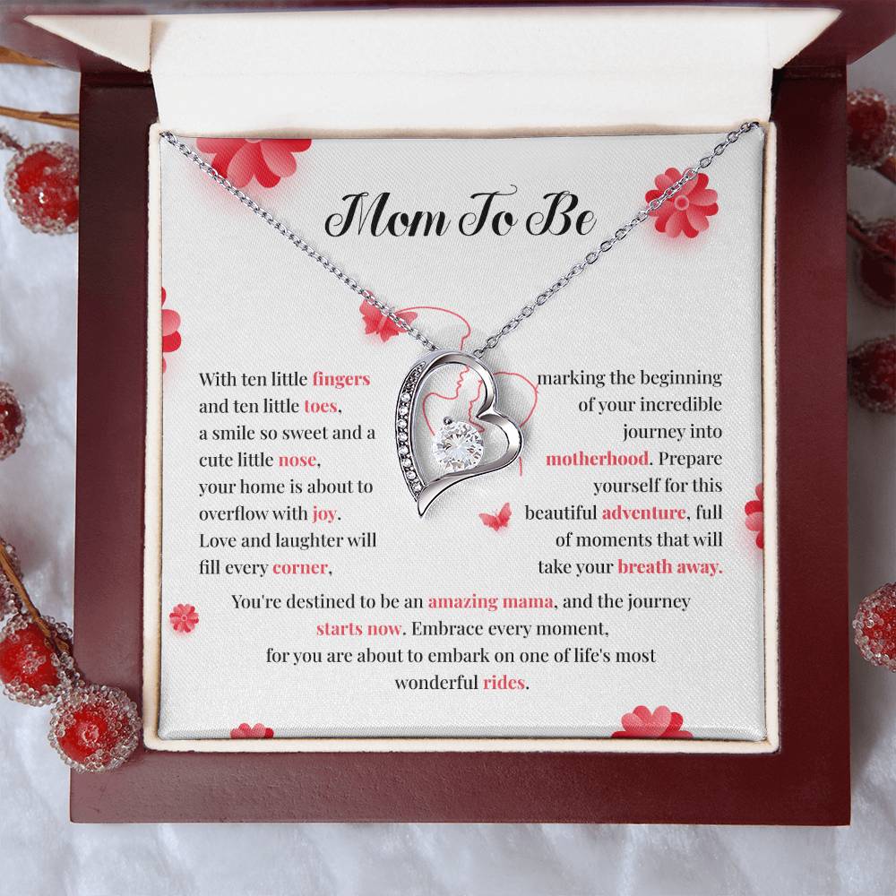 Mom to Be Necklace Gift for Pregnant Wife