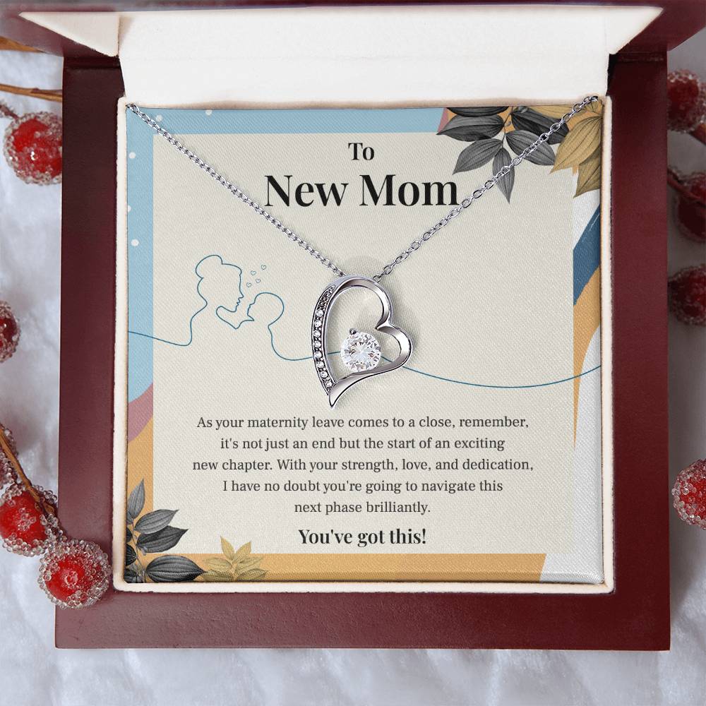 To New Mom, Beautiful Adventure Necklace Inspiring Message Necklace Celebrating New Life Necklace Unique Mom Necklace Motherhood Necklace Mom-to-be Gift Necklace Inspiring Motherhood Necklace Baby Love Necklace New Beginnings Necklace