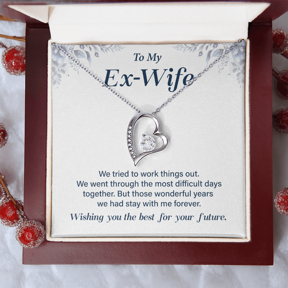 Meaningful Goodbye Gift for Ex-Wife with Kind Words