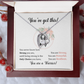 Carcinoid Cancer - Zebra Ribbon Awareness Warrior Necklace