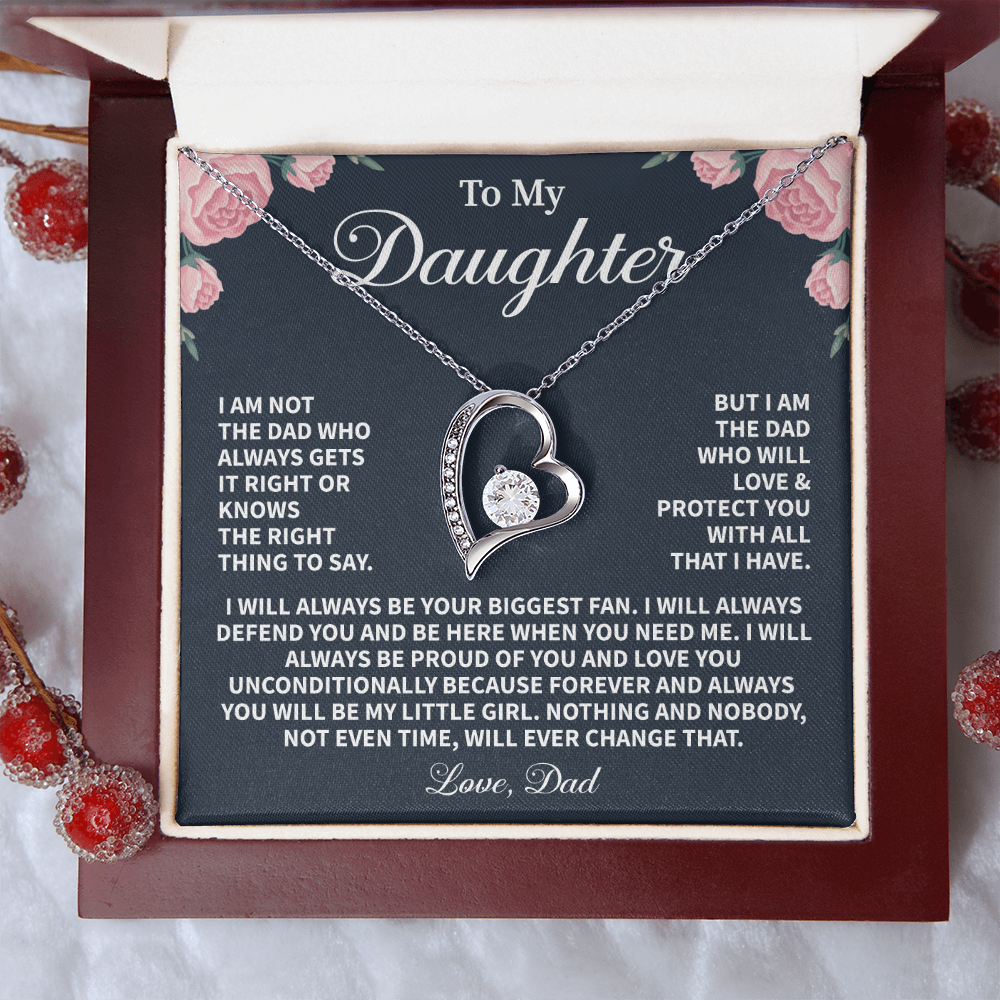 Gift for Daughter from Dad Best Gift For My Little Girl Sentimental Jewelry