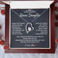 Bonus Daughter Necklace Gift, Sentimental Family Jewelry