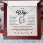 To My Wife Sentimental Jewelry For Wife Meaningful Necklace Gift
