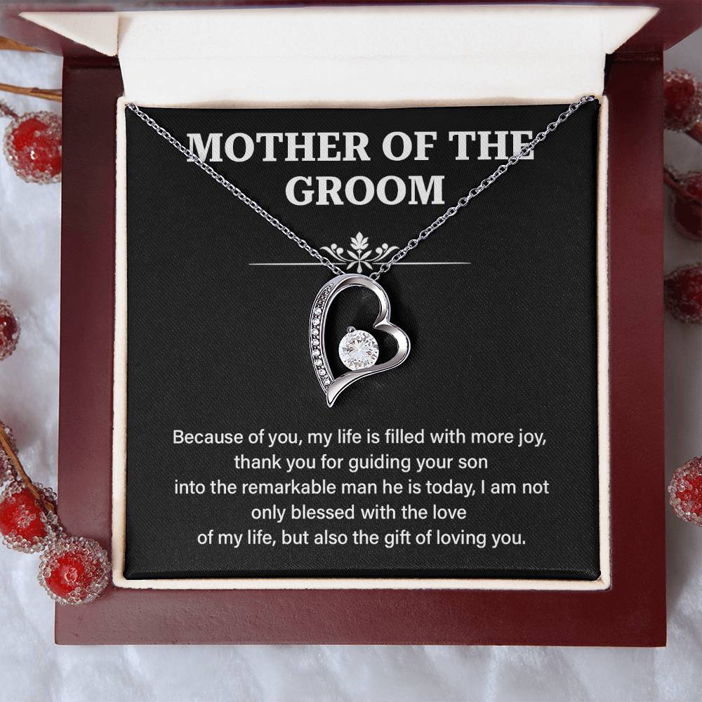 To The Mother Of The Groom Mother Of The Groom Necklace Gift Sentimental Jewelry For Mother Of The Groom Jewelry Gift For Groom's Mom Special Gift For Groom's Mom Meaningful Gift For Groom's Mother Supportive Gift For Mother Unique Gift For Mother