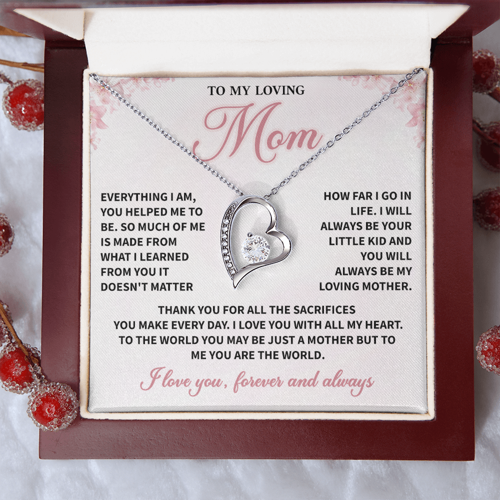 Mom Necklace Gift from Daughter Mother Appreciation Jewelry