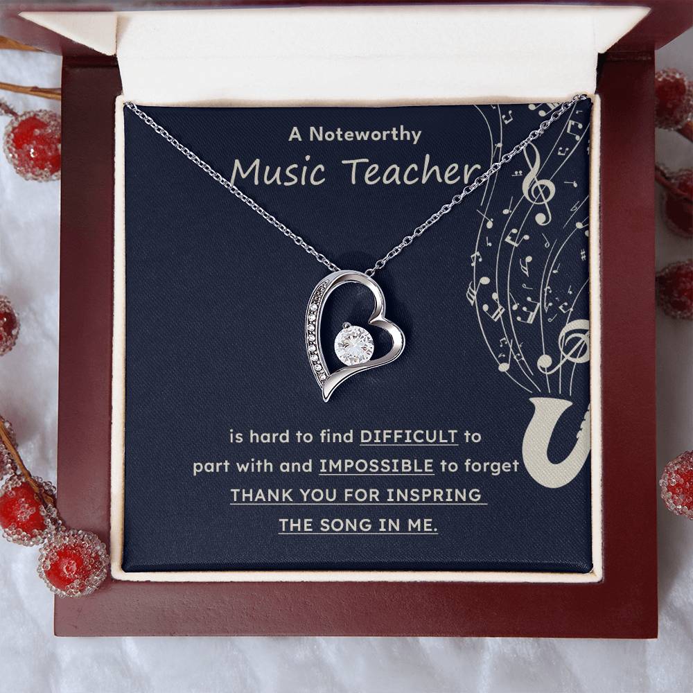 A Noteworthy Music Teacher Artistic Expression Jewelry Melodic Journey Necklace Passion For Music Necklace Soulful Artistry Jewelry Musical Journey Gift Creative Flow Necklace Inspiring Art Jewelry Imaginative Sound Jewelry Cultural Expression Necklace