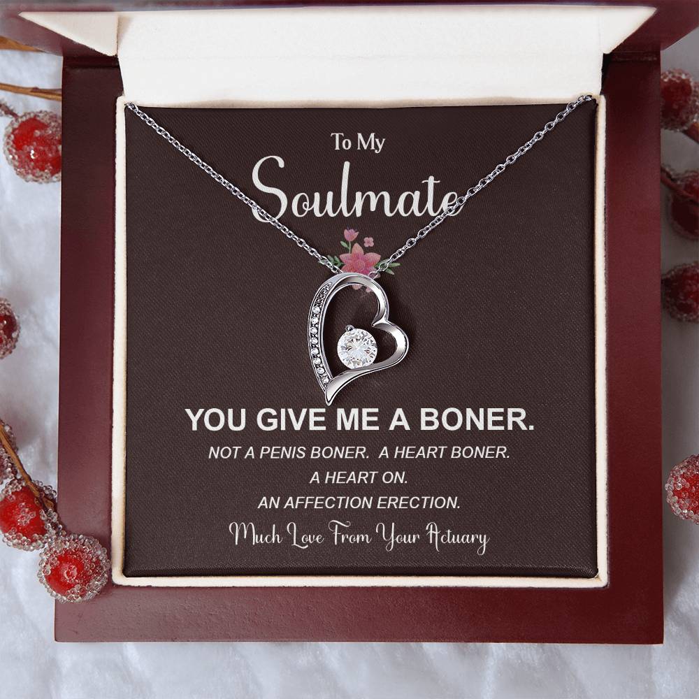 Funny Soulmate Necklace Gift from Actuary