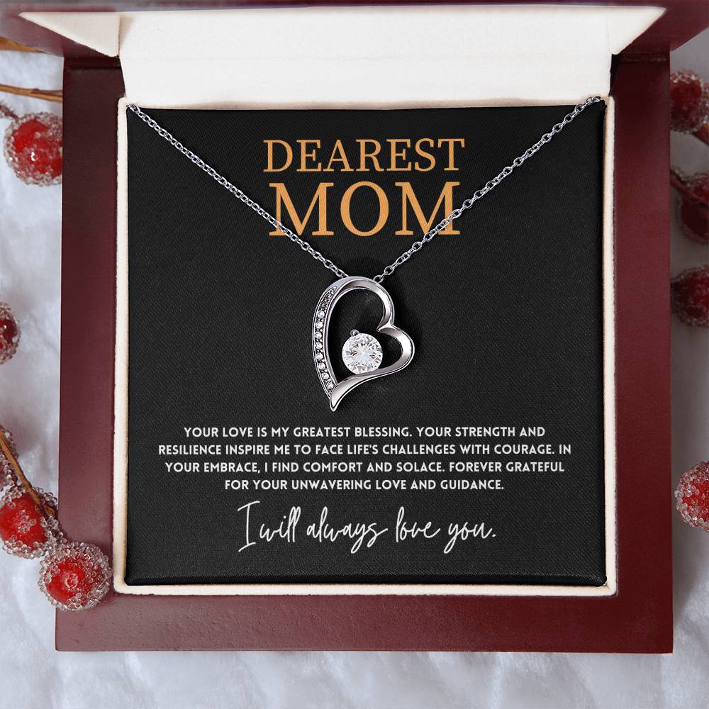 Dearest Mom, Best Necklace Gift For Mother Day Inspirational Necklace Gift Thoughtful Necklace Gift Best Mother’s Day Necklace Gift Jewelry Gift Meaningful Necklace Gift Sentimental Necklace Gift Thoughtful Jewelry