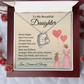 Daughter Necklace Gift Braver Than You Believe Card