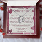 Elegant Mother-in-Law Necklace with Gift Box and Message
