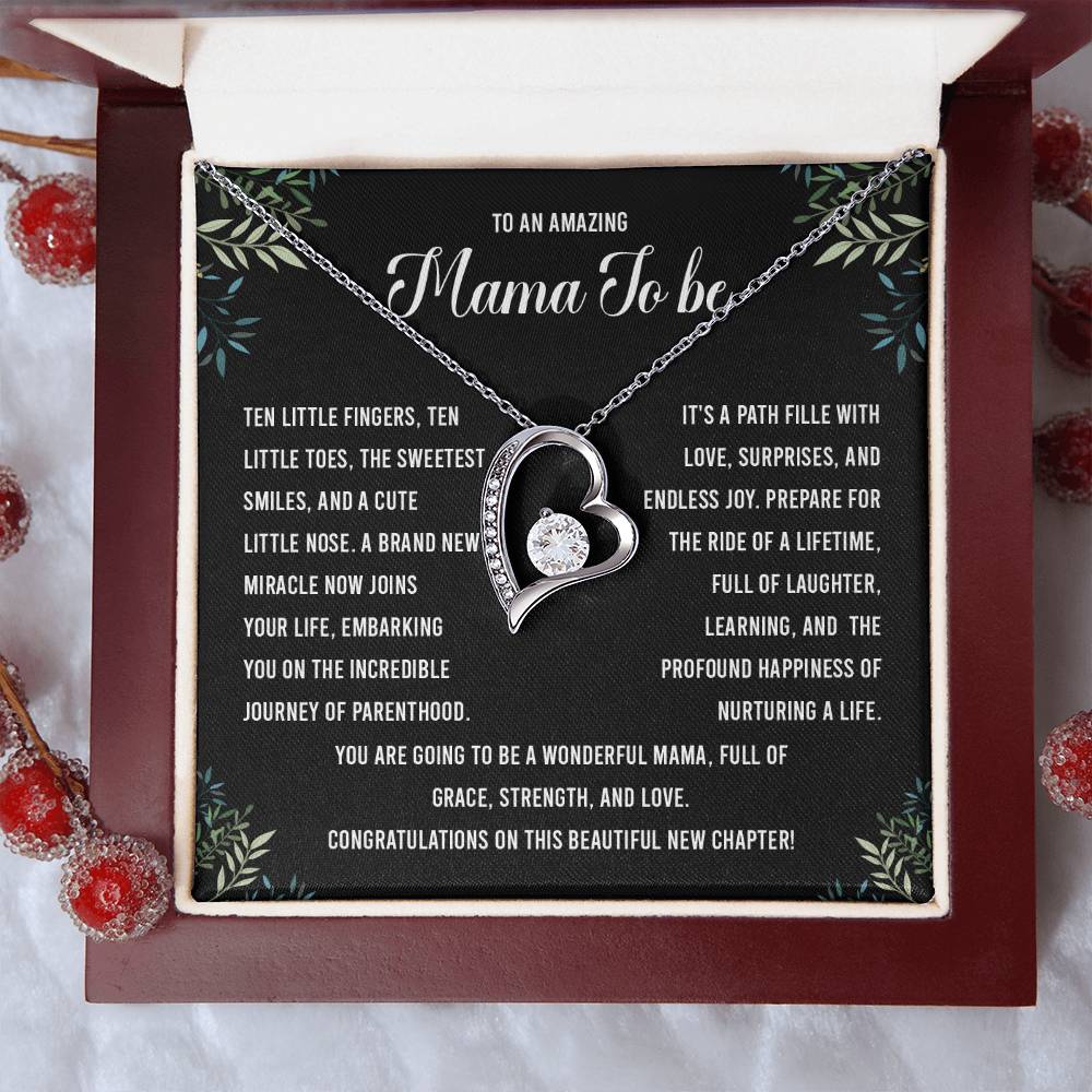 Mama To Be Necklace Gift for Expecting Mom