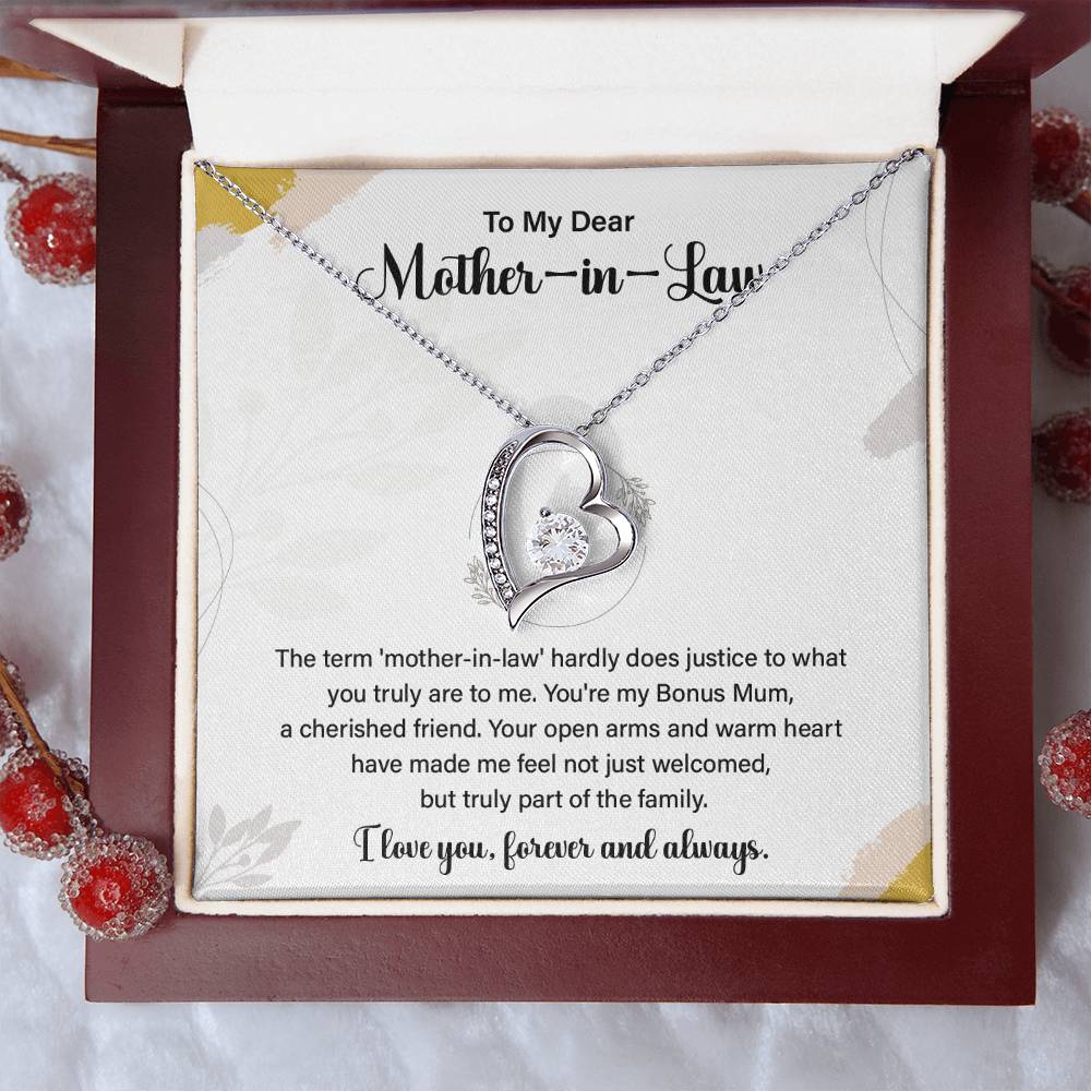 Mother-in-Law Necklace Gift from Daughter-in-Law