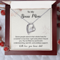 Bonus Mom Necklace Gift from Bonus Child – Pendant Jewelry for Mother's Day, Birthday, Christmas