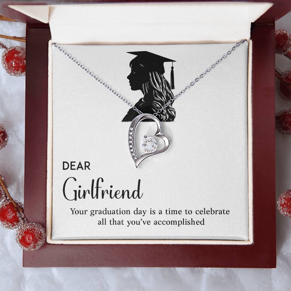 Dear Girlfriend Necklace Graduation Necklace Gift Necklace For Graduation Day Sentimental Graduation Gift Proud Partner Graduation Gift Necklace For New Beginnings Gift For Girlfriend’s Graduation Necklace For Future Success Gift For Girlfriend