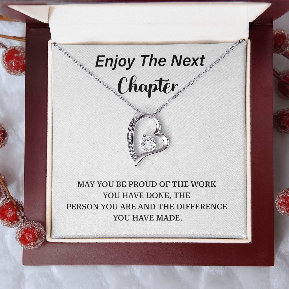 Enjoy The Next Chapter Enjoy The Next Chapter Necklace Gift Jewelry Gift For New Chapter In Life Emotional Gift For Life Change Best Sentimental Gift For Transition Gift For New Chapter In Life Necklace Gift For Celebrating New Chapter Sentimental Jewelry